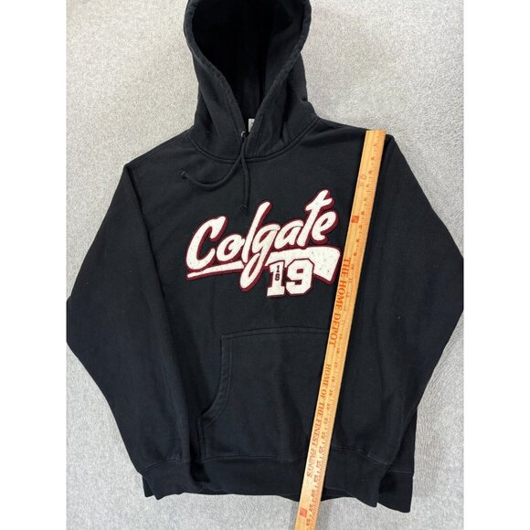 Colgate Raiders Campus PRO WEAVE Hoodie‎ Sweatshirt (Men's Large) Black - Picture 4 of 10